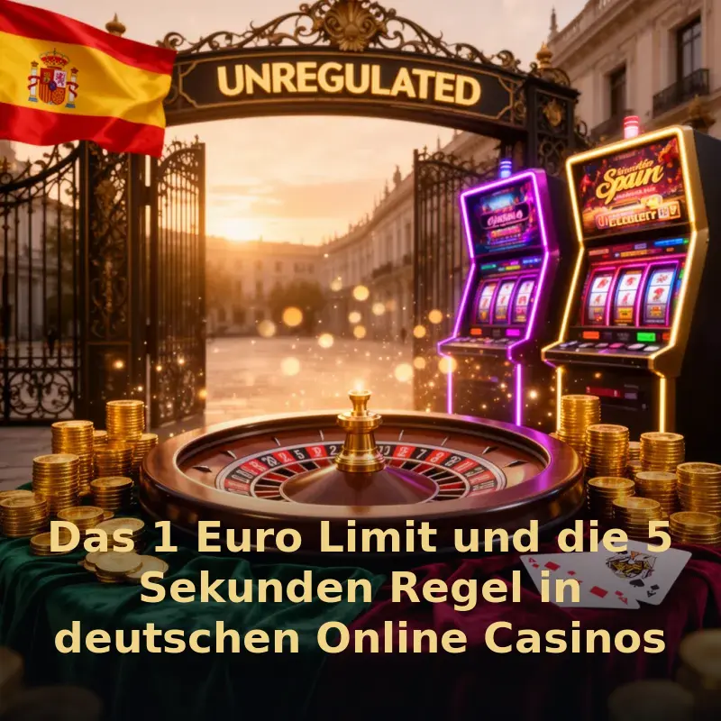 Das 1 Euro Limit und die 5 Sekunden Regel in deutschen Online Casinos